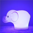 thumbnail image 4 of Bewildely Elefante de dibujos animados luz de noche de silicona lindo USB carga Pat luz LED atmósfera lámpara de con Control remoto para Iluminación y accesorios Bewildely HA020418-00, 4 of 6