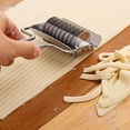 thumbnail image 3 of 2pcs Stainless Steel Noodle Slicer Hanging Vegetable Peeler Rotated Dough Kitchen Making Tool, 3 of 9