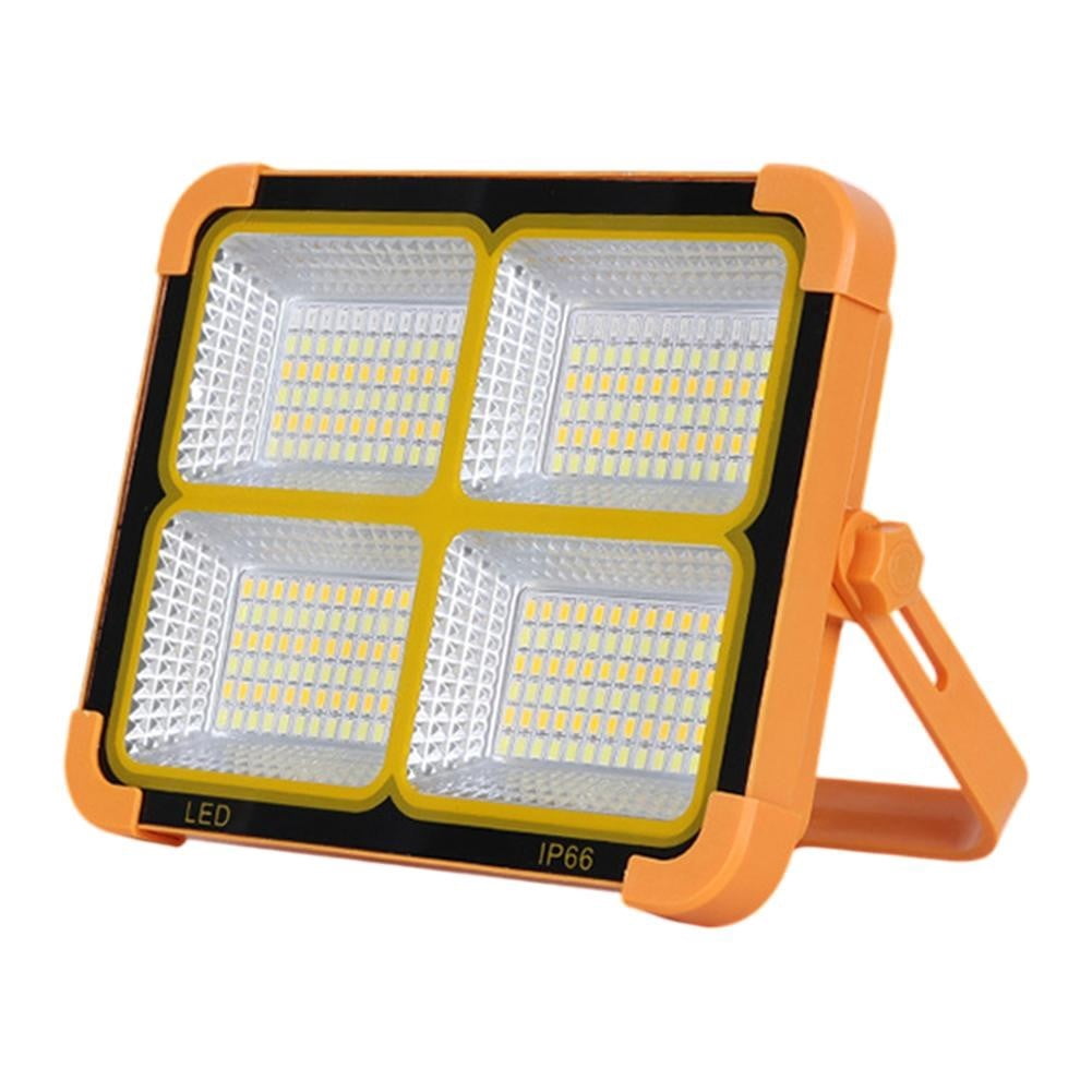 Sportact Camping Essentials,Portable Rechargeable Solar Flood Light Outdoor LED Spotlight Construction Lamp,Outdoor Sports