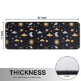 thumbnail image 5 of Kitchen Rugs Sets Of 2,Dark Blue Celestial Pattern Anti Fatigue Kitchen Mat Rugs Non Slip Washable,Decorative Kitchen Floor Mats for Kitchen,Sink,Laundry,17"x47"+17"x47", 5 of 5