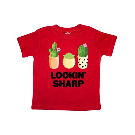 

Inktastic Lookin Sharp with Cacti and Succulent Gift Toddler Boy or Toddler Girl T-Shirt