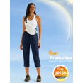 thumbnail image 3 of Pantalones capri para senderismo MAGCOMSEN, de secado rápido, UPF 50+, resistentes al agua, 3 of 6