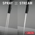 thumbnail image 5 of Delta Nicoli Matte Black U-Spout Kitchen Faucet with Pull Down Sprayer, Modern Single Hole Kitchen Sink Faucet, Single Handle, Matte Black, 5 of 8