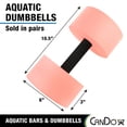 thumbnail image 2 of CanDo Aquatic Swim Bars and Dumbbells for Hydrotherapy, Swimming, Water Aerobics, Rehab, Swim Lessons, Pool Fitness & Learning to Swim, 2 of 8