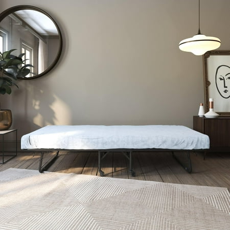 DHP Folding Guest Bed with 5" Mattress, Twin Size
