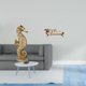 thumbnail image 2 of Escultura De Mesa De Resina Dorada, Modelo De Sofá, Figura Decorativa De Madera, Adorno De Cama Para Oficina, Dormitorio, Sala De Estar, Casa De Muñecas, Salón., 2 of 8