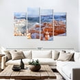 thumbnail image 3 of Elephant Stock Winter In Bryce Canyon Wall Art - Horizontal Multi Panel Canvas - Living Room Wall Decor - Nature Multi Panel - Purple And Orange Decor - 84" x 54", 3 of 8