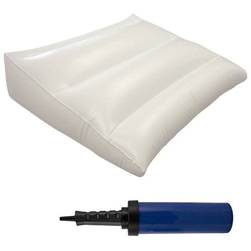 Comfort Axis Inflatable Bed Wedge for Head Leg Foot Elevation Pillow