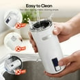 thumbnail image 6 of Auseo Milk Frother, 6-in-1 Electric Milk Steamer, Automatic Warm and Cold Foam Maker and Milk Warmer for Latte, Cappuccinos, Macchiato, Chocolate, White, 6 of 8