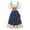 Navy, variant on Lenago Womens Apron Dresses For Women Oktoberfest Costumes Multiple Color Schemes Square Collar Short Sleeves Dirndl Dresses German Dresses Festival Bavarian Costume Beer Carnival Women Party Dresses