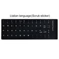 thumbnail image 2 of Deyuer Russian Spanish English French Letters PC Laptop Computer Keyboard Stickers,Italian, 2 of 8