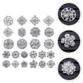 thumbnail image 3 of 24 piezas de rhinestones de cristal broche pin de decoración de diamantes de imitación suministros de ramas, 3 of 4