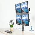 thumbnail image 6 of Quad LCD Monitor Fully Adjustable Desk Mount Stand | For 4 Screens 17" to 32", 6 of 8