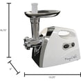 thumbnail image 2 of MegaChef 1200 Watt Powerful Automatic Meat Grinder for Household Use, 2 of 6