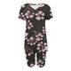 thumbnail image 4 of Blusas para las Mujeres Casual Impreso Cuello en V Manga Corta Blusa Pantalones Cortos, Conjuntos de Ropa para las Mujeres, 4 of 6