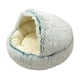 thumbnail image 2 of Cama pa os, nido de abrazos suave, cálido cojín de felpa pa os y gatos a acogedora pte inferior antideslizante de - 40cm verde Sunnimix Cama de perros de felpa gatos, 2 of 8