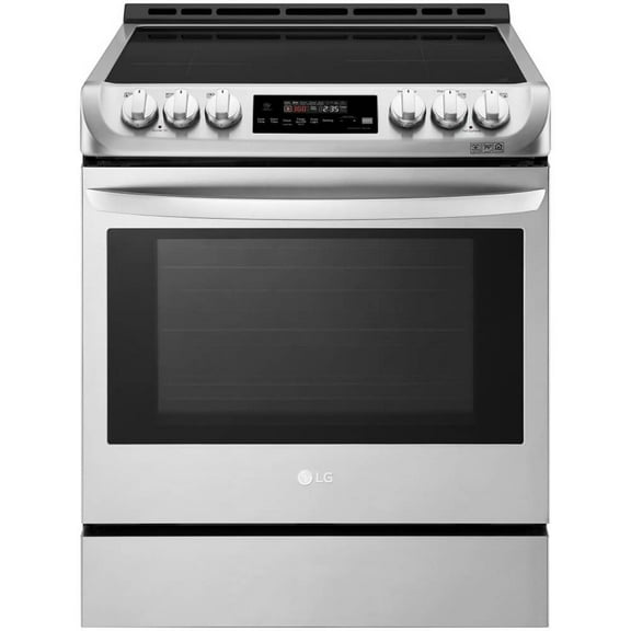 LG LSE4616ST - Range - built-in - niche - width: 30 in - depth: 25 in - height: 36 in - with self-cleaning - stainless steel