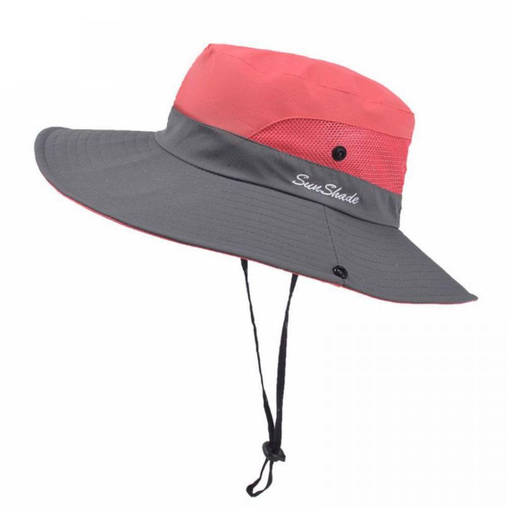 Chapeau De Protection Solaire à Colle Noire Pour Femmes, Chapeau D'été à Grands Avant-toits