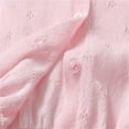 thumbnail image 7 of bbymog Girls Cardigan 7-8 Solid Color Crewneck Knitted Cardigan Sweater Long Sleeve Uniform Sweaters for Girls Kids Clothes Girls Pink D Pink, 7 of 7