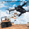 AUOSHI Drone with Dual 4K HD Cameras, Brushless Motors, Altitude Hold ...