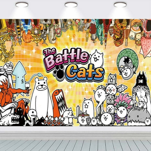 The battle cats Backdrop Banner Party Supplies Poster Movie Theme Background for Photography Birthday Decorations