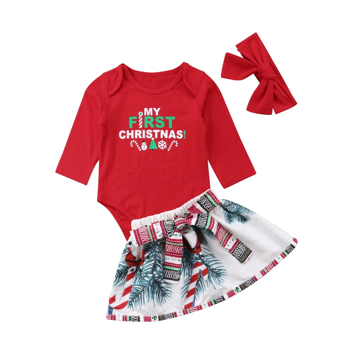 baby girl christmas romper