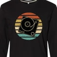 thumbnail image 4 of Inktastic Turn Table Record Player Retro Long Sleeve T-Shirt, 4 of 5