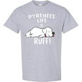 thumbnail image 3 of Inktastic Pyrenees Life is Ruff Great Pyrenees T-Shirt, 3 of 5