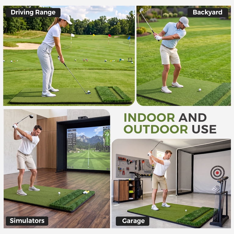 Vipuse Golf Hitting Mat, 5 x 4 Feet, Indoor/Outdoor photo 3