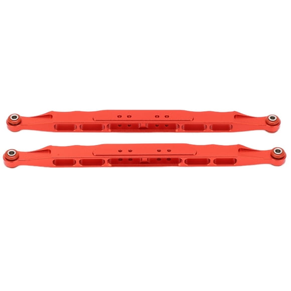 1 Pair of RC Car Rear Straight Arms Aluminum Alloy Rear Straight Arms for TRAXXAS UDR 1/7 Remote Control CarRed