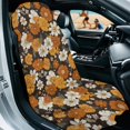 thumbnail image 3 of XYZCANDO Vintage Florals Car Seat Towel Cover Soft for Gym Beach Hiking, Stain Resistant Non-Slip Seat Covers Sweatproof, 3 of 11