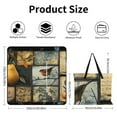 thumbnail image 2 of Bohemian Color Picnic Blanket Waterproof Outdoor Beach Blanket Hand-held Pad Suitable for Travel, Camping, Beach, Family Gatherings, 2 of 7
