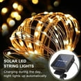 thumbnail image 3 of Solar String Lights Outdoor, 99FT 300 LED Copper Wire Lights, 8 Modes Solar Powered Fairy Lights, Waterproof Decoration Lights for Garden Yard Party Wedding Christmas (Warm White), 3 of 8