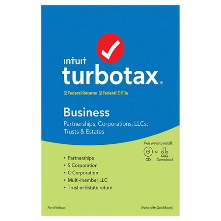 Intuit TurboTax Business Federal Returns and E-File Returns 2019 for (Best Small Business Phone System 2019)