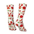 thumbnail image 4 of Junzan Fresh Red Tomato Mens Funny Socks For Men Women Colorful Fun Novelty Crew Patterned Socks, 4 of 9