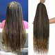 thumbnail image 1 of Chicmoi Trenzas De Ganchillo Preenrolladas De 24.0 In T27 Ombre Rubio Miel, Trenzas De Caja De Pelo De Ganchillo De 1/3 Pulgadas De Ancho, Pequeñas Trenzas De Ganchillo Preenrolladas Para Mujeres Negr, 1 of 1