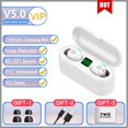 thumbnail image 1 of F9 Auriculares inalámbricos Tws Auriculares Bluetooth 5.0 Manos libres 9D Estéreo Deportes Auriculares inalámbricos Auriculares impermeables con reducción de ruido Tan Jianjun unisex, 1 of 2