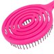 thumbnail image 4 of Brosse démêlante pour cheveux bouclés, peigne à tête ronde, lissante, démêlante, rose rouge, 4 of 4