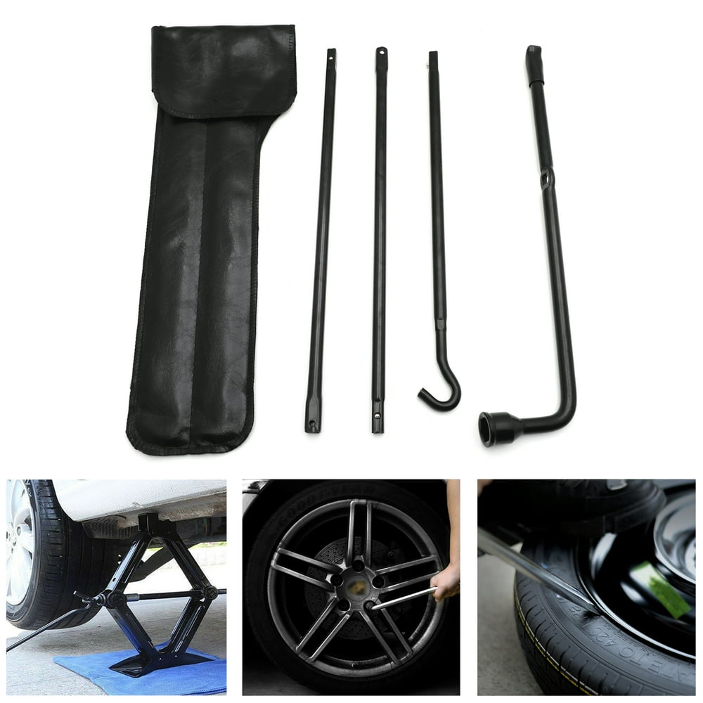 HTTMT Vehicle F150 0414 Spare Tire Tool Lug Wrench Extension Iron Tire Jack w/bag Walmart