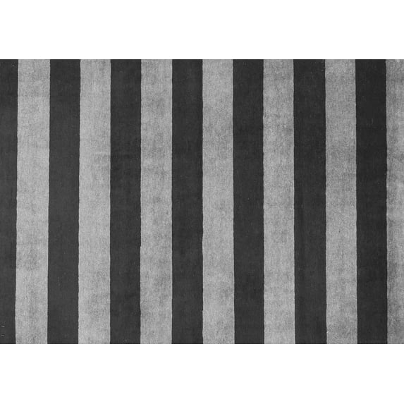 Ahgly Company Indoor Rectangle Abstract Gray Modern Area Rugs, 7' x 10'