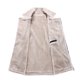 thumbnail image 4 of Hombres Casual Sólido Retro Cremallera Moda Motocicleta Más Terciopelo Turndown Chaqueta de invierno de cuero Abrigos Pompotops  oipoqjl38069, 4 of 8