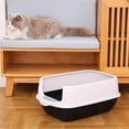 thumbnail image 2 of Fully Enclosed Cat Litter Box Easy Tidy Large Semiclosed Box Toilet for Kitten Kitty, 2 of 9