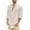 Beige, variant on KTMKH Linen Shirt for Men Casual Solid Shirt Long Sleeve Button Turn-Down Collar Tops Shirt