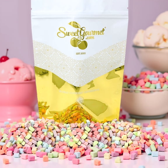 SweetGourmet Assorted Dehydrated Marshmallow Bits Bulk, Charms Cereal Marshmallows, 1.5 Pound Bulk Bag