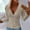 Beige, variant on AXXD Basic T Shirts for Women Summer 2024 Sexy Deep V-neck Long Sleeve Casual Blouse Shirt Tops Undershirt