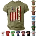 thumbnail image 4 of Men's USA 250 Years Patriotic Fighter Jet T-Shirt American Flag Graphic 1776-2026 Anniversary Tee, 4 of 4