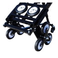 thumbnail image 6 of INTSUPERMAI Folding Stair Climbing Cart Portable Hand Truck Luggage Cart 2 Backup Wheels 2 Casters Black, 6 of 7