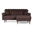 thumbnail image 2 of Sala Modular Sofá Cama Reversible de Lino Chocolate Modelo Calatrava, 2 of 9