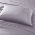 thumbnail image 3 of Madison Park 6-piece 800 Thread Count Cotton Blend Sateen Sheet Set, King - Purple, Resistant to fading, shrinking and wrinkles, 3 of 7