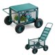 thumbnail image 1 of Carrito de jardín rodante VEVOR de metal con asiento de 180 kg de capacidad, 1 of 9